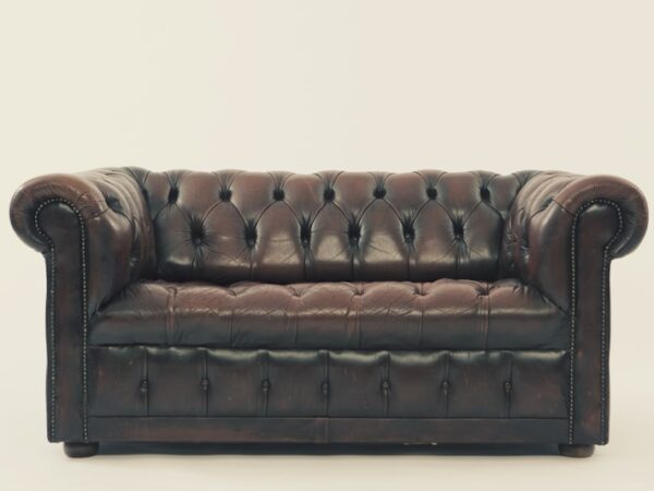 Chesterfield-soffa, cognac