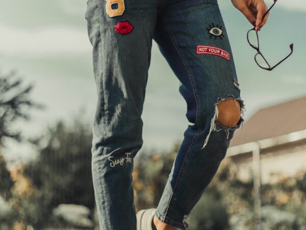 Jeans, straight fit, ljusblå