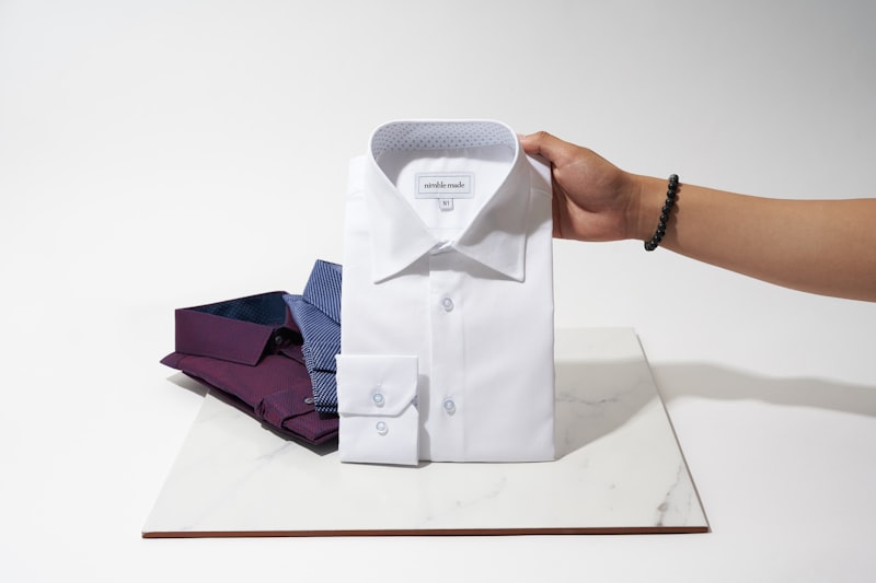 Linneskjorta, vit, oversize